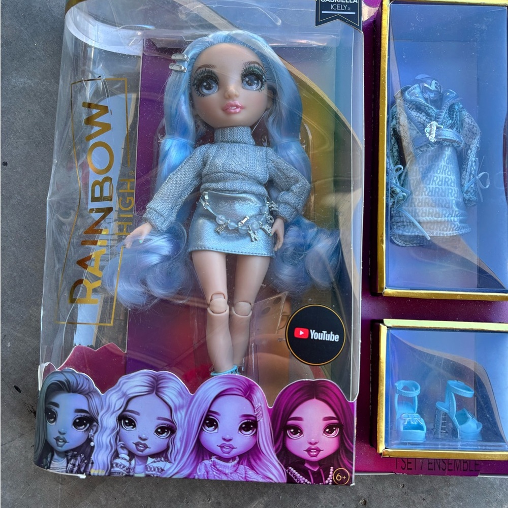 Rainbow High Doll with Blue Hair and Outfit